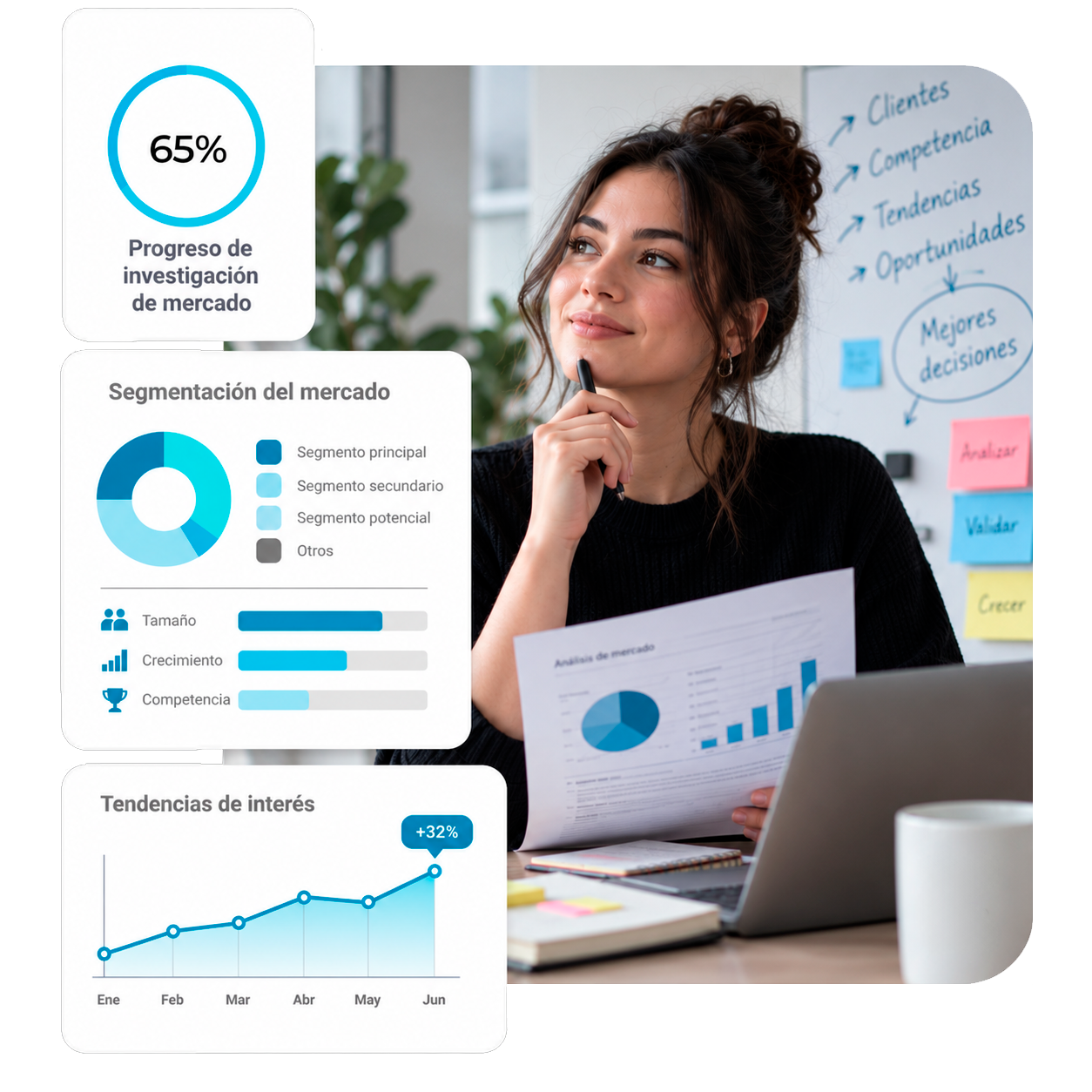 Qué es una investigación de mercado: análisis de clientes, competencia y tendencias con inteligencia artificial en StratiApp